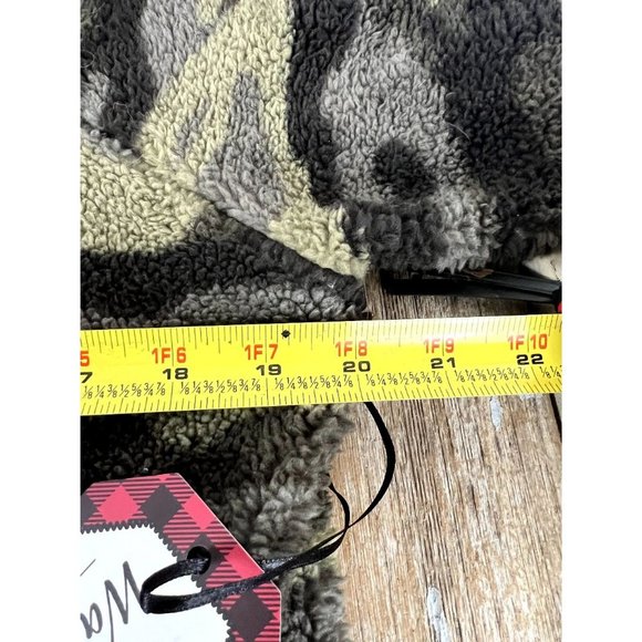 Derek Heart women's fleece hooded pullover, camoflauge print size L cropped NWT - Picture 8 of 9